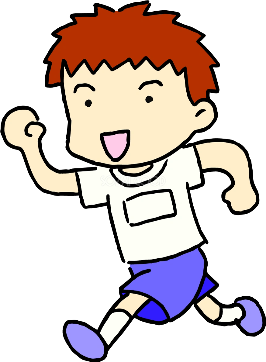 学校スポーツ無料イラスト「ランナー」37012