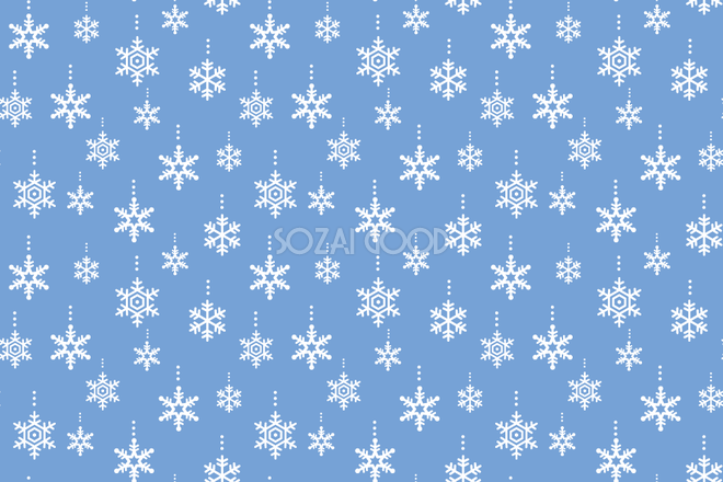 12月イラスト背景 雪の結晶 37599 素材good