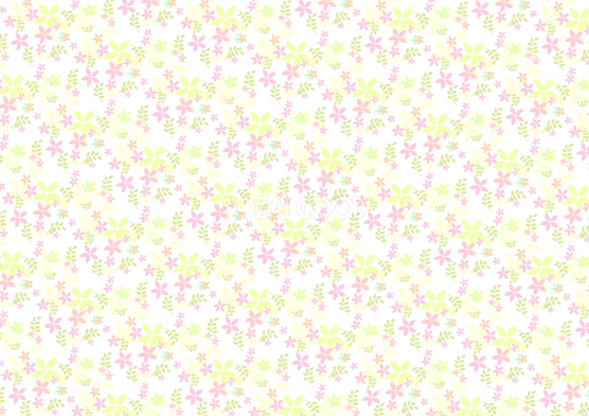かわいい背景イラスト(お花模様)37836