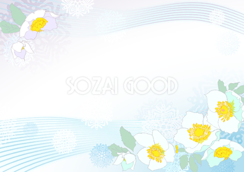 花の背景イラスト無料フリー 素材good