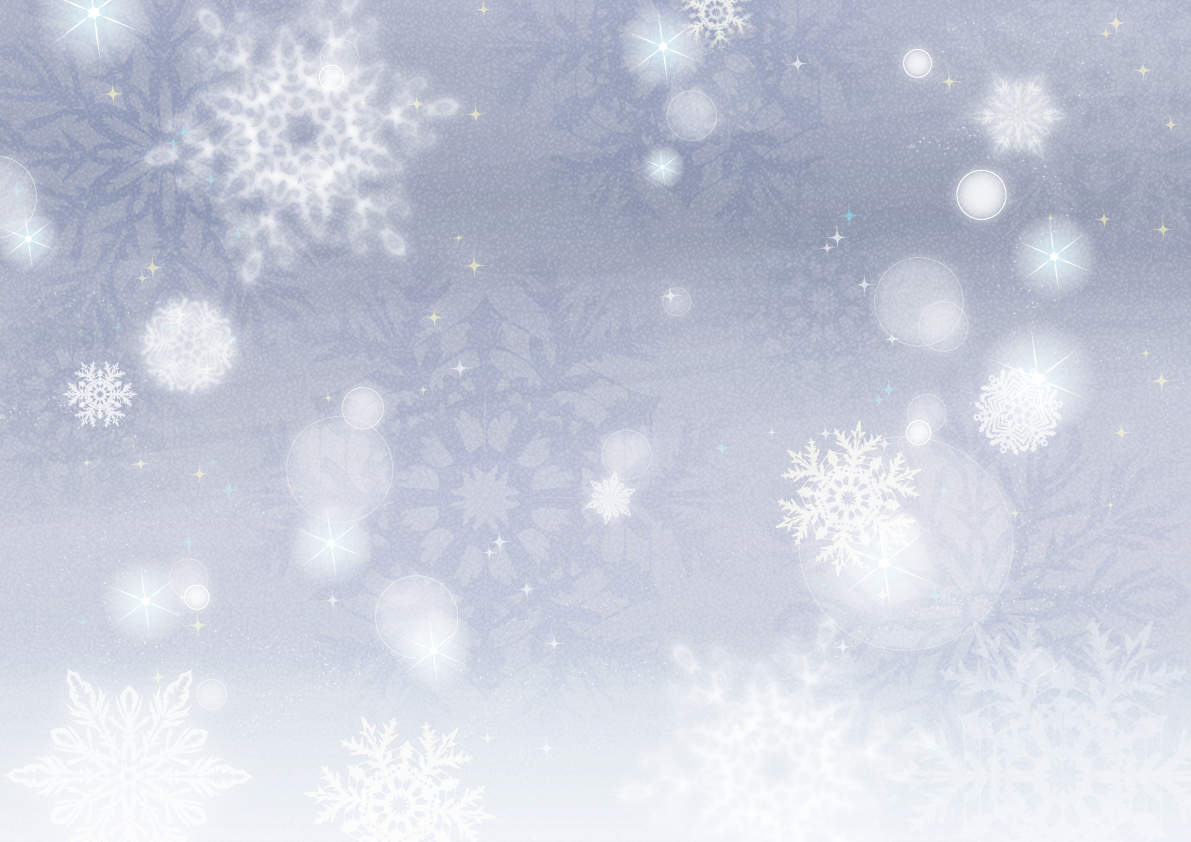 冬の背景イラスト(雪の結晶模様・柄 シンプル白ホワイト系)38699に写真・文字を入れる