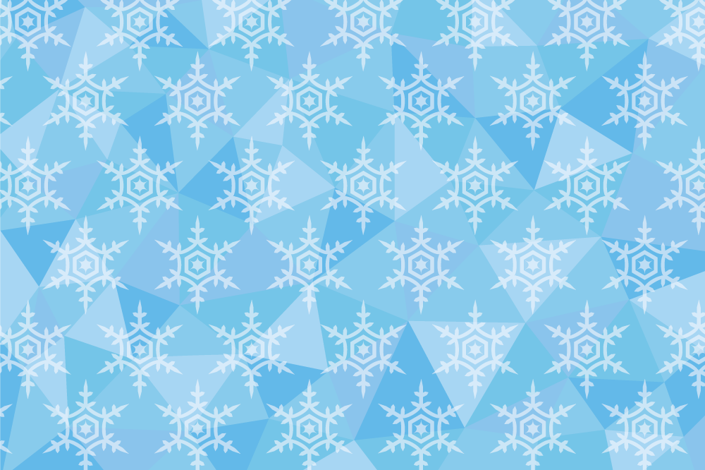 冬の背景フリーイラスト(氷の模様と雪の結晶)38838に写真・文字を入れる