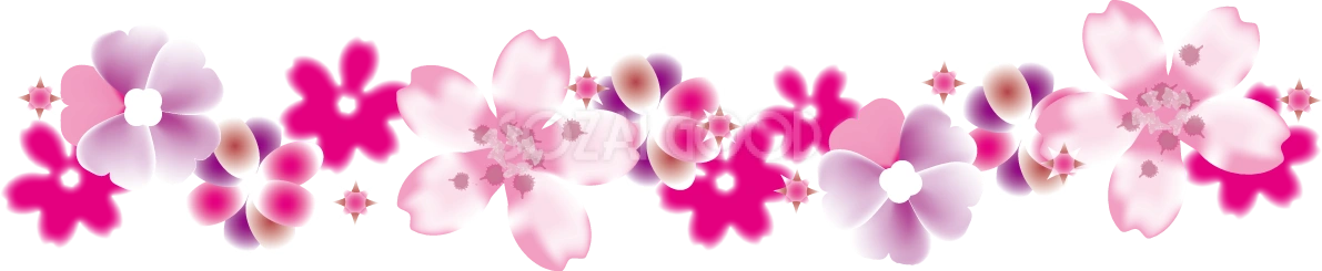 桜 春のラインイラスト(かわいい&インパクト系)39717