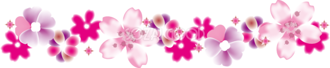 桜 春のラインイラスト かわいい インパクト系 39717 素材good