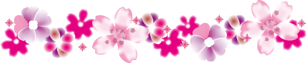 桜 春のラインイラスト(かわいい&インパクト系)39717に写真・文字を入れる