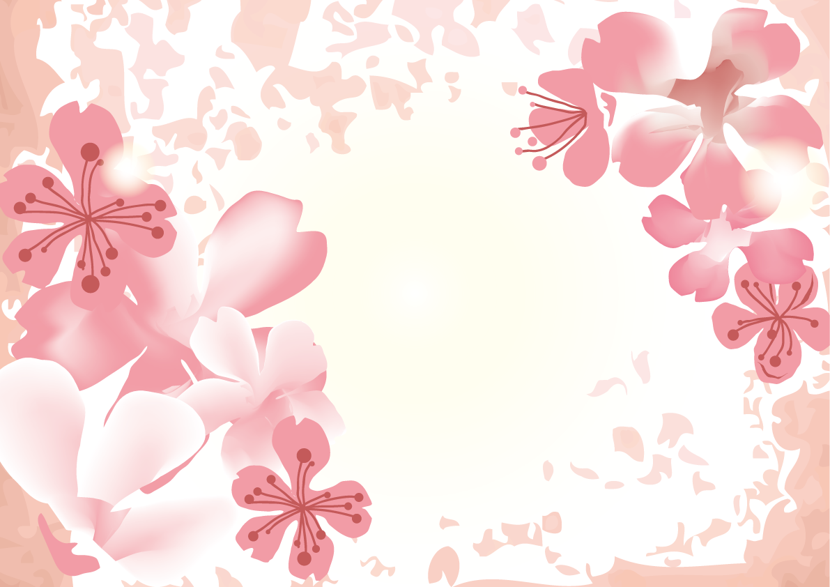 桜 イラスト 春の背景(インパクト)39797に写真・文字を入れる
