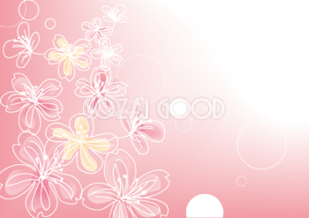 桜 イラスト 春の背景(シンプル&おしゃれ)39809