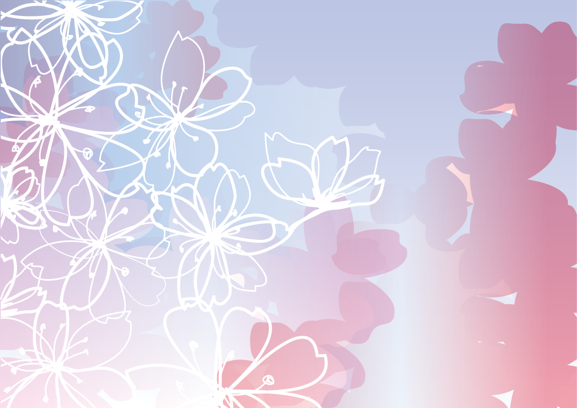 桜 イラスト 春の背景(デザインアート)39813に写真・文字を入れる
