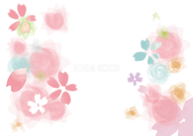 春の背景素材イラスト無料フリー 素材good