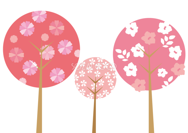 桜 春の背景イラスト397 素材good