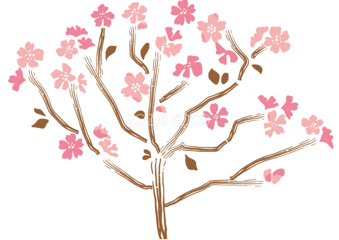 桜 春の背景イラスト 和風 素材good