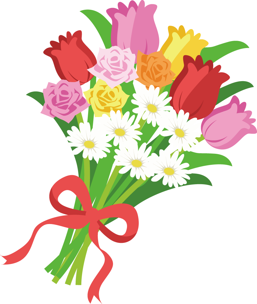 春の花々の無料イラスト41258に写真・文字を入れる