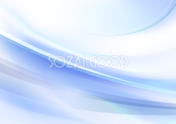 波状のグラデーション背景(青 ブルー)無料イラスト／テクスチャ43451