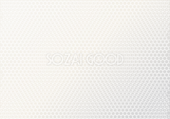 ヘキサゴン(シンプル白ホワイト系)背景無料イラスト／テクスチャ43515