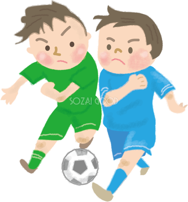 かわいいサッカー部の無料イラスト／部活44145 | 素材Good