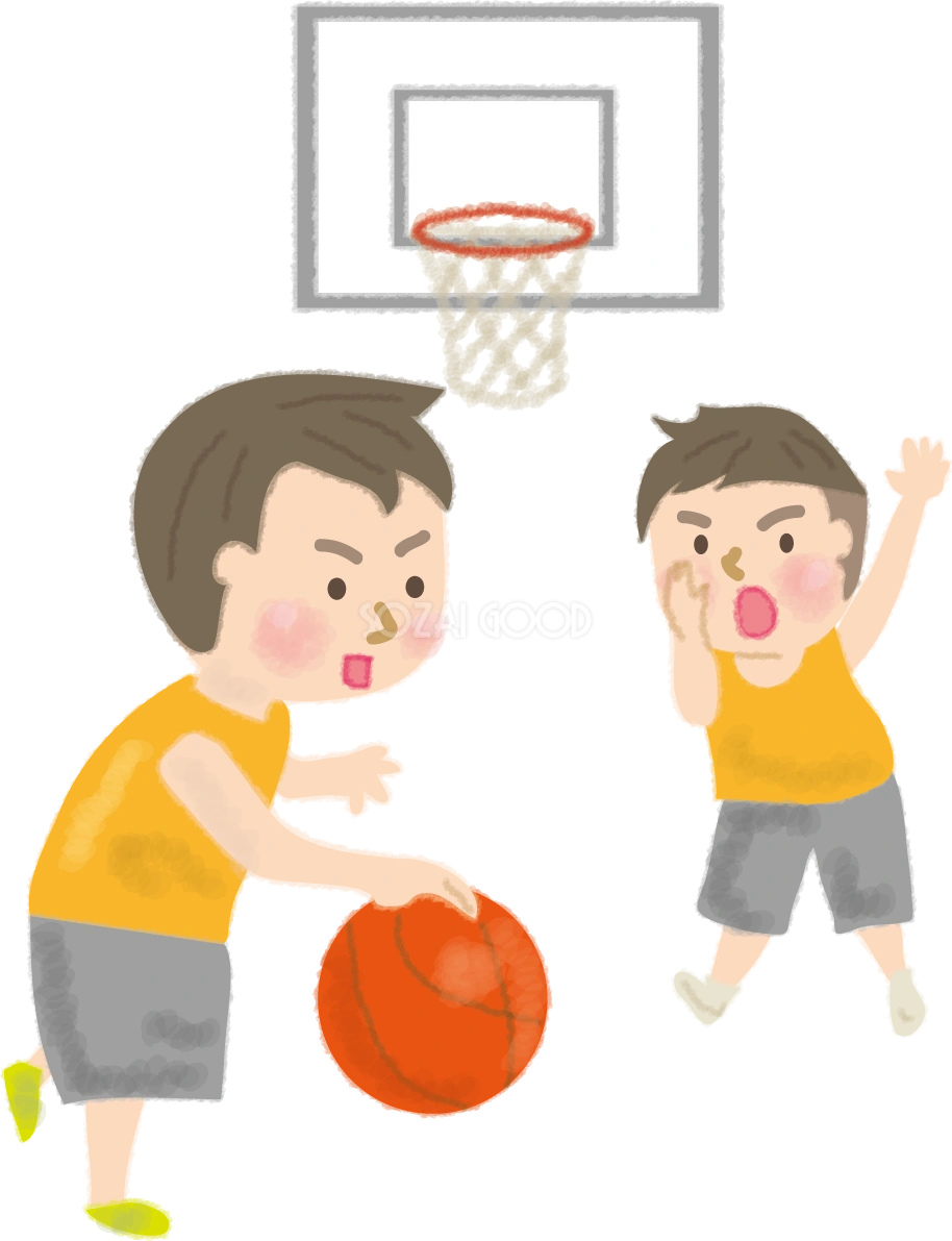バスケ部の無料イラスト/部活44153