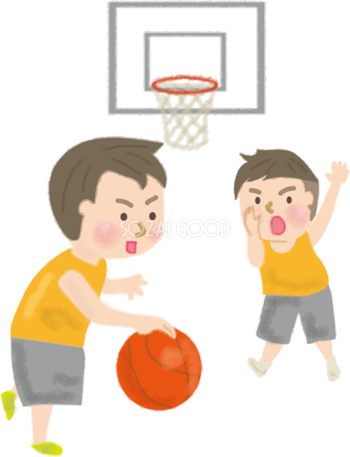 バスケ部の無料イラスト 部活 素材good