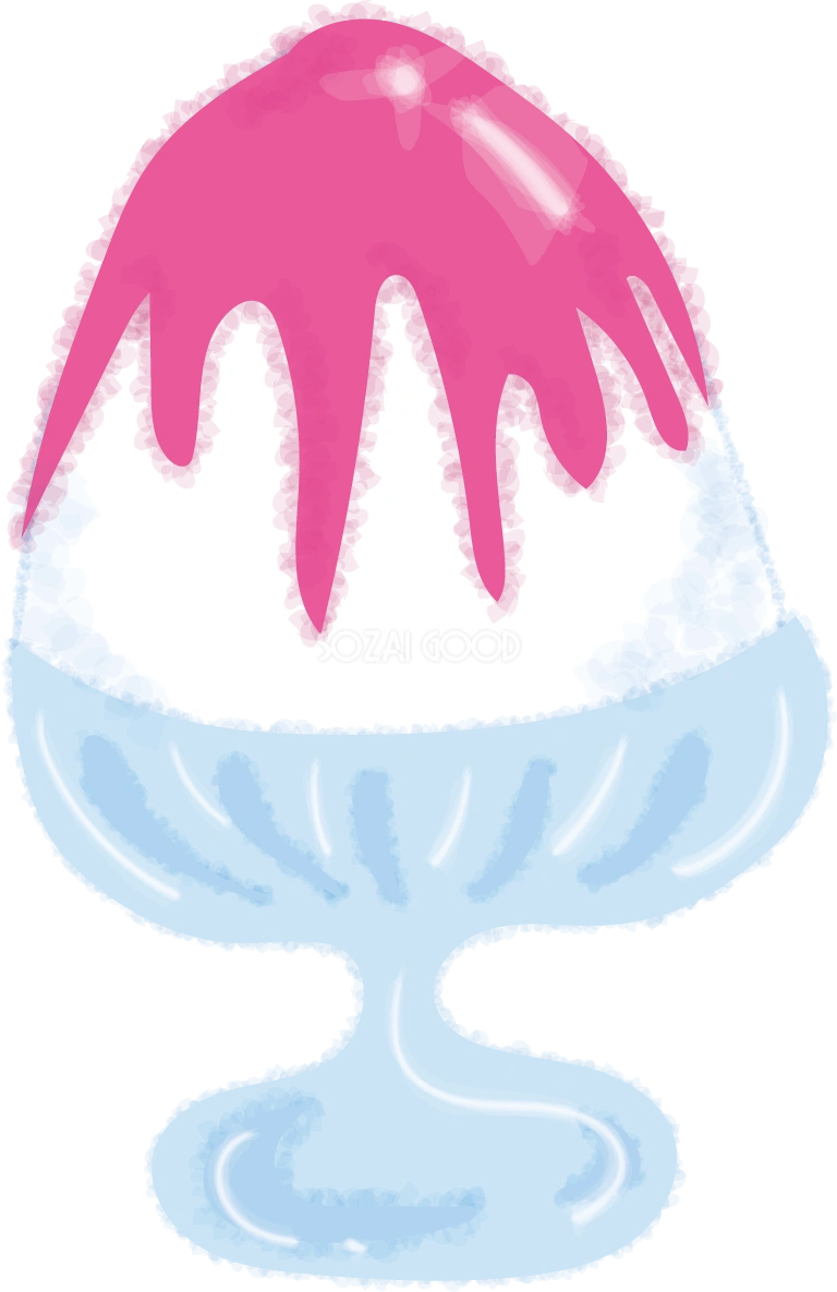 かき氷の無料イラスト/夏休み46015