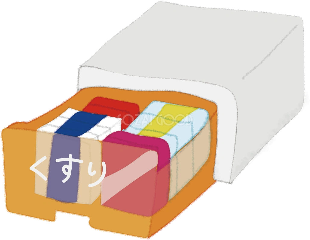 配置薬の無料イラスト/病院50689