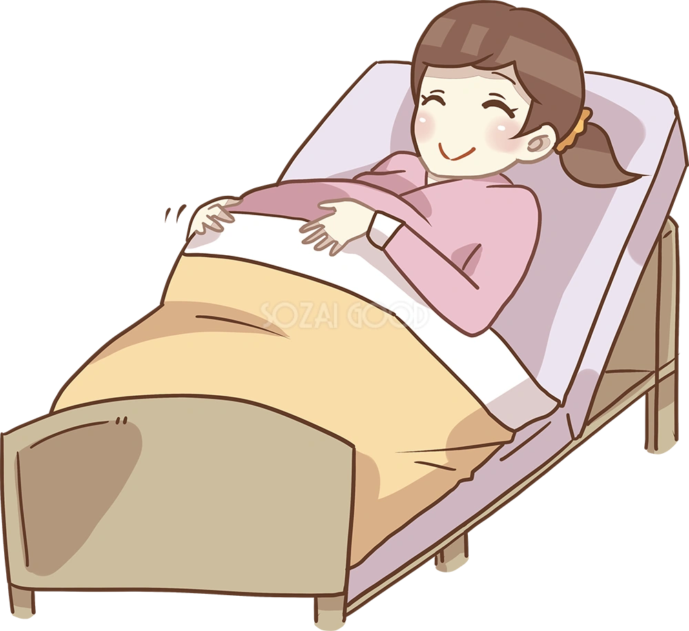 大きなお腹をさするお母さん 無料イラスト