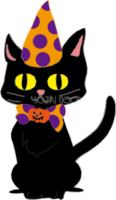 ハロウィン かぼちゃ コウモリ 猫 おばけのイラスト素材 24181615