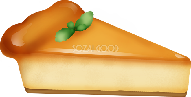 チーズケーキのスイーツ デザート 食べ物 無料イラスト 素材good