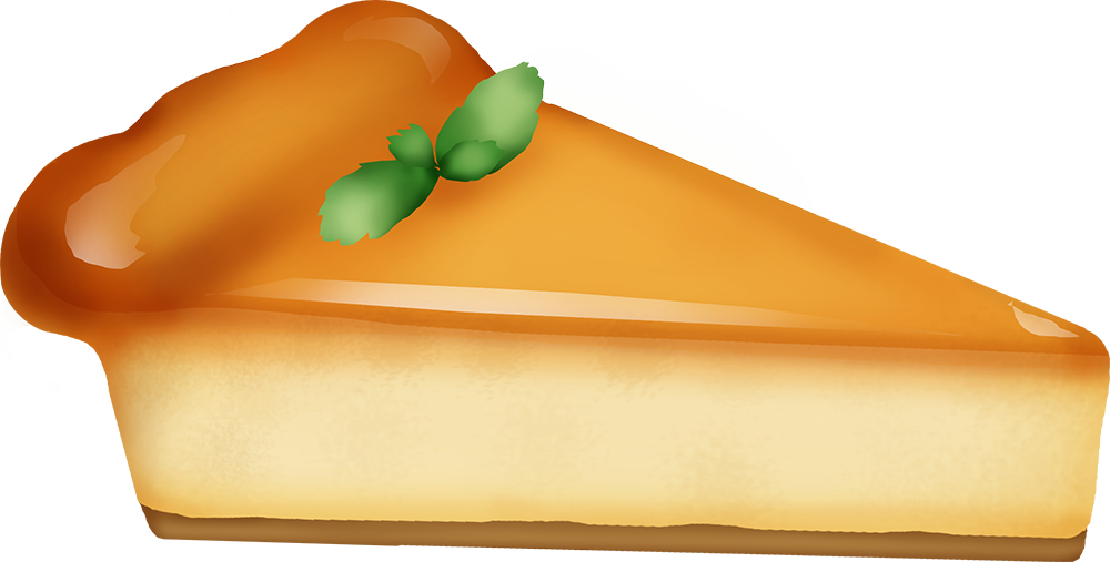 チーズケーキのスイーツ（デザート） 食べ物 無料イラストに写真・文字を入れる