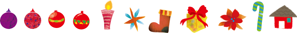 かわいいオーナメントクリスマスのラインおしゃれ無料イラスト57686に写真・文字を入れる