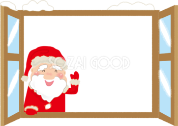 クリスマスフレーム枠イラスト無料フリー 素材good