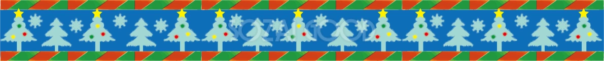 クリスマスツリーのライン無料イラスト58096