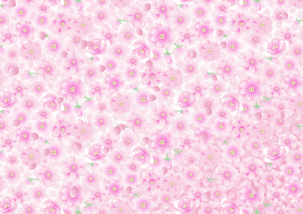 おしゃれな桜じゅうたんの背景無料イラスト62405に写真・文字を入れる