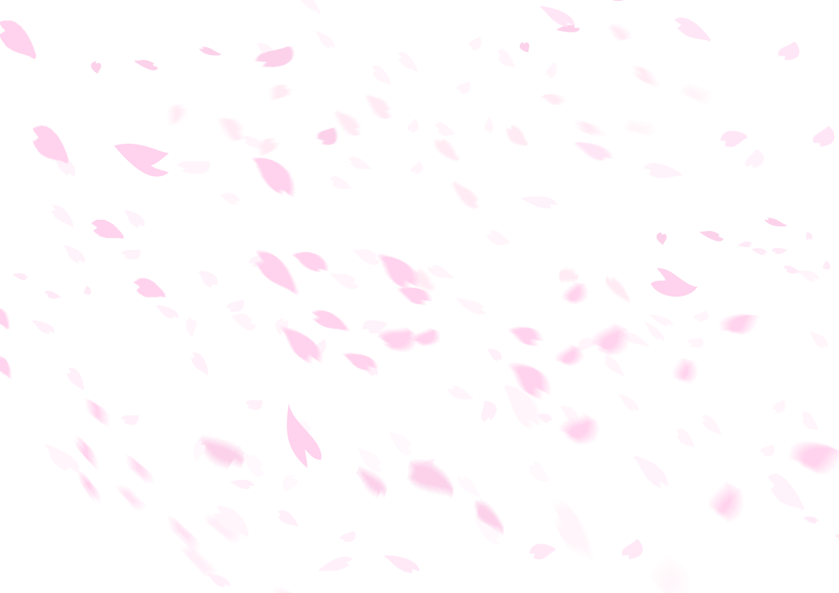 桜背景透過イラスト背景なし(花びらが美しく散る)62569に写真・文字を入れる