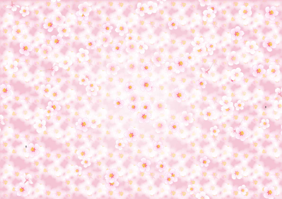 おしゃれな桜の花柄背景無料イラスト64436に写真・文字を入れる