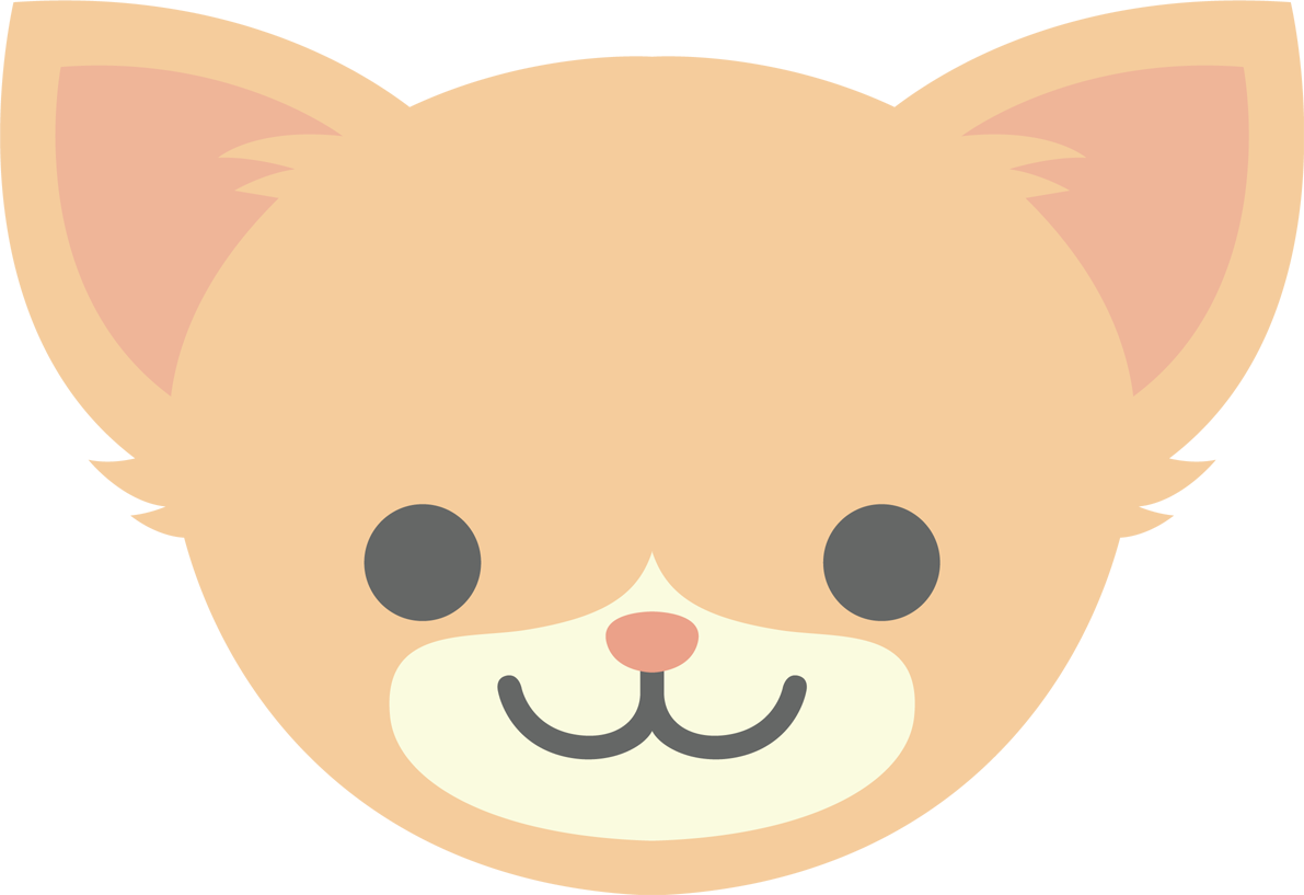 かわいいチワワ（顔だけお面にも使える）無料イラスト66417に写真・文字を入れる