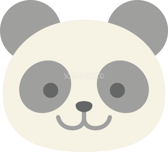 かわいい色パンダ顔グラフィック デザインのイラスト素材 ベクタ