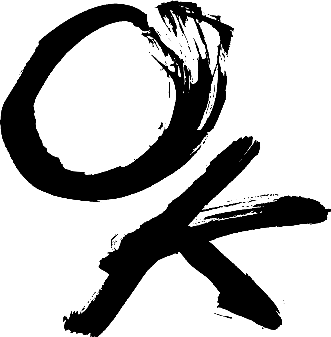 OK 筆文字の文字タイトル無料イラスト67650に写真・文字を入れる