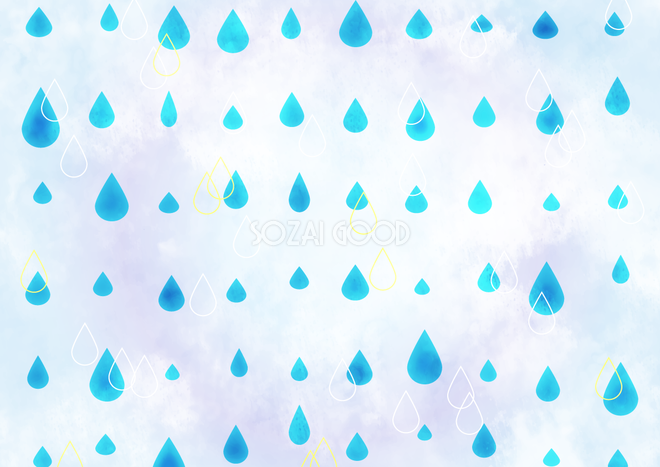 ベスト梅雨 雨 イラスト 綺麗 無料イラスト集