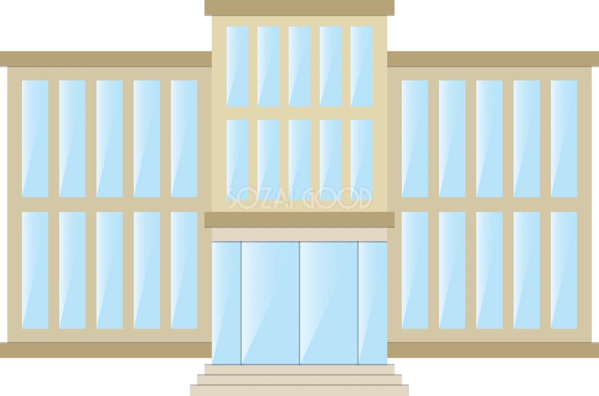 裁判所の建物の無料イラスト73175