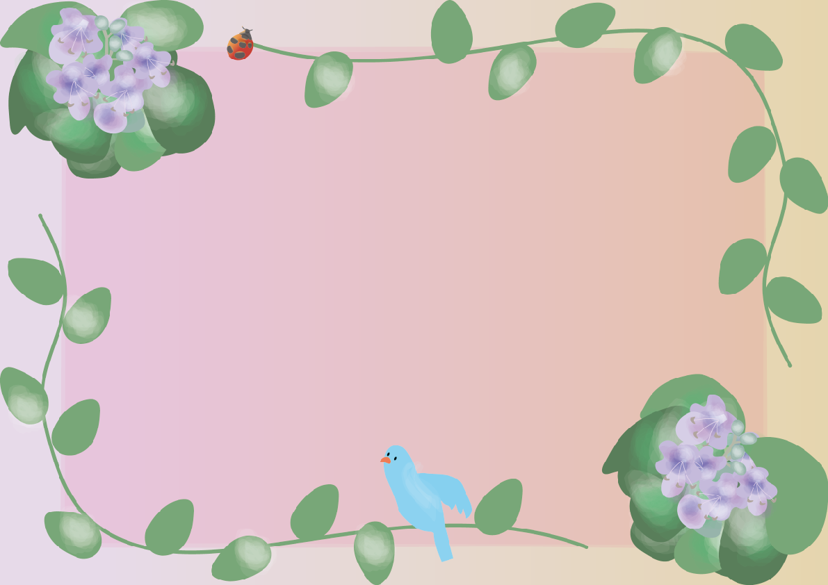 蔓荊(はまごう)夏7月-9月の花フレーム無料イラスト73794に写真・文字を入れる