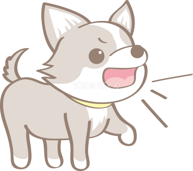 印刷可能 犬 吠える イラスト イラスト素材から探す Davidurra