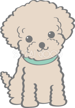 トイプードル 犬 イラスト 無料フリー 素材good