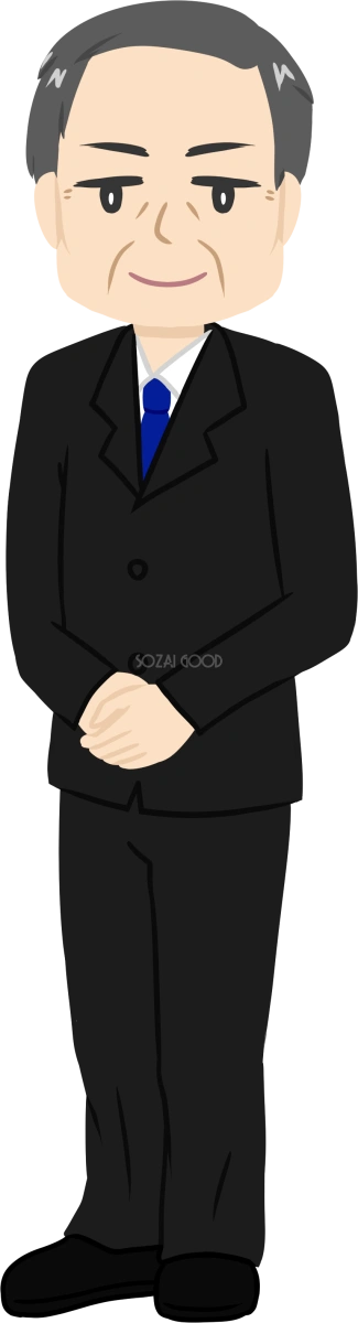 社長 男性 ビジネスマン 無料イラスト