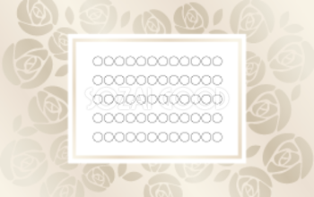 結婚式メッセージカードデザイン_バラ背景イラスト無料テンプレート80944