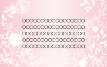 結婚式メッセージカードデザイン_花線画イラスト無料テンプレート80946