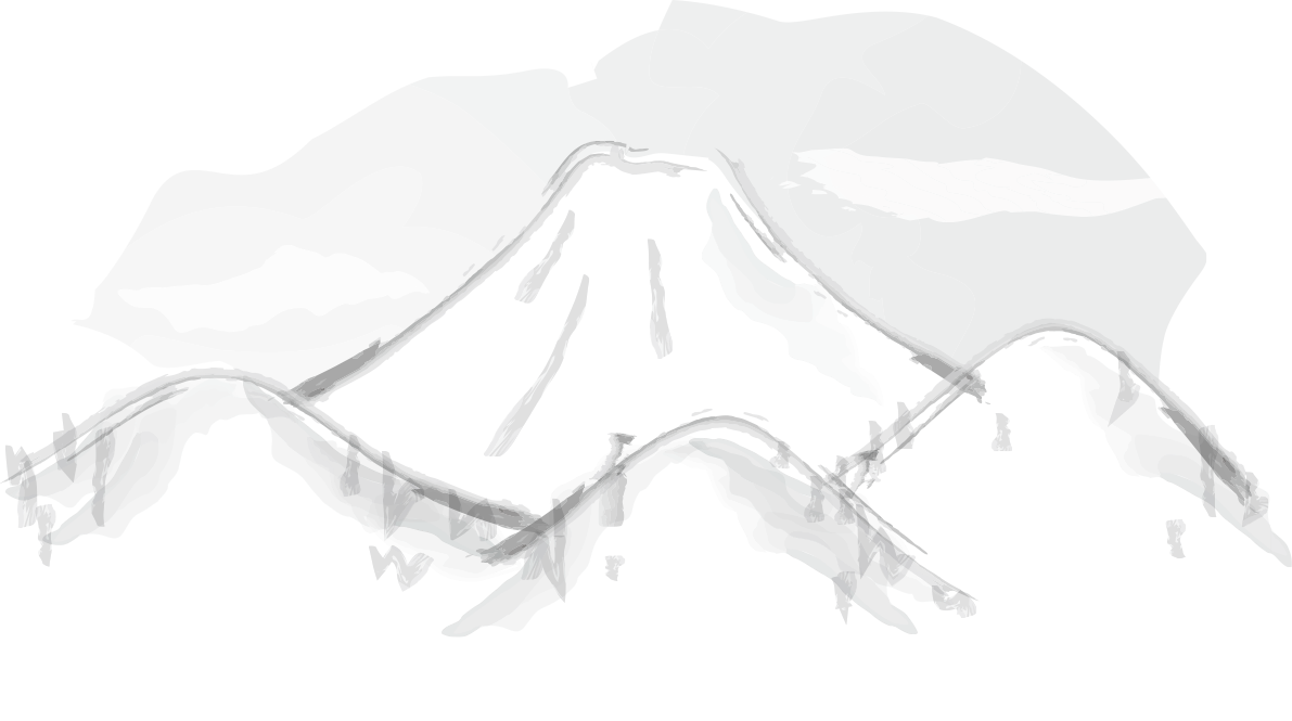 水墨画 富士山(白富士)背景無料イラスト82903に写真・文字を入れる