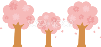 桜の木イラスト 無料フリー 素材good