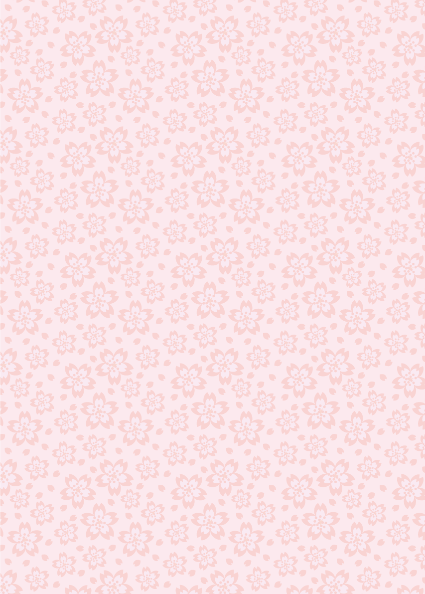縦の桜花柄が薄っすら背景フリー無料イラスト画像83216に写真・文字を入れる