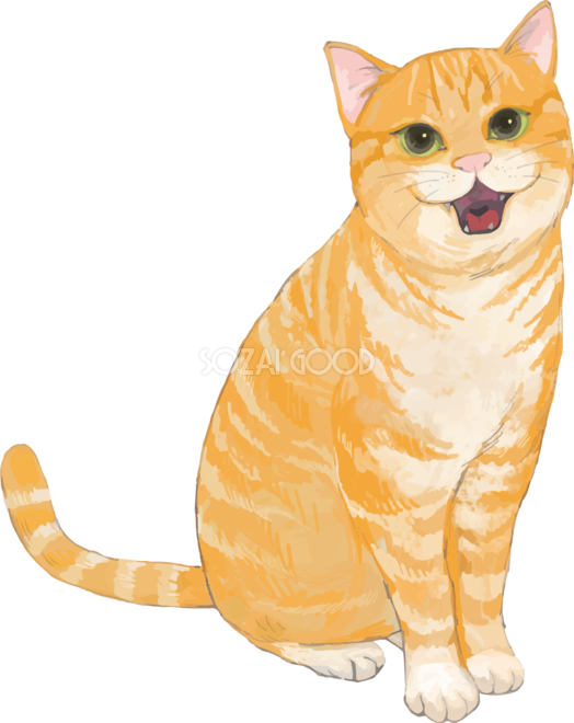 最も共有された 猫 トラ イラスト 私の愛