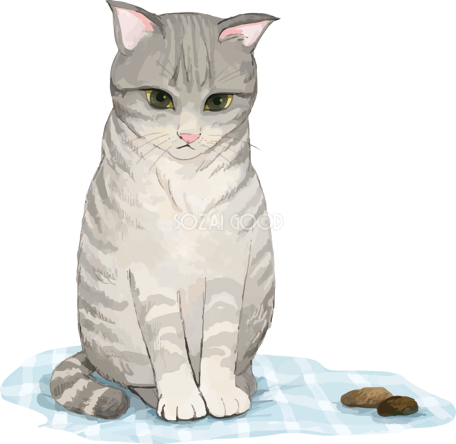 ダウンロード可能 猫 リアル イラスト 無料で使える かわいい テンプレート素材