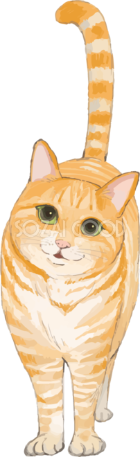 最高のイラスト画像 驚くばかり猫 しっぽ イラスト